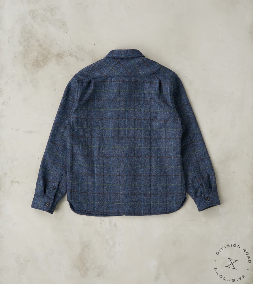 Benson - Abraham Moon® Shetland Estate Tweed - Navy Check