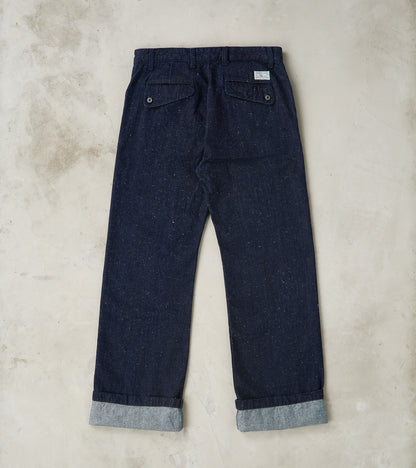 Benton Pant - 11oz Japanese Selvedge Fleck Denim - Indigo