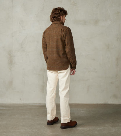 Benson - Abraham Moon® Shetland Estate Tweed - Olive Check