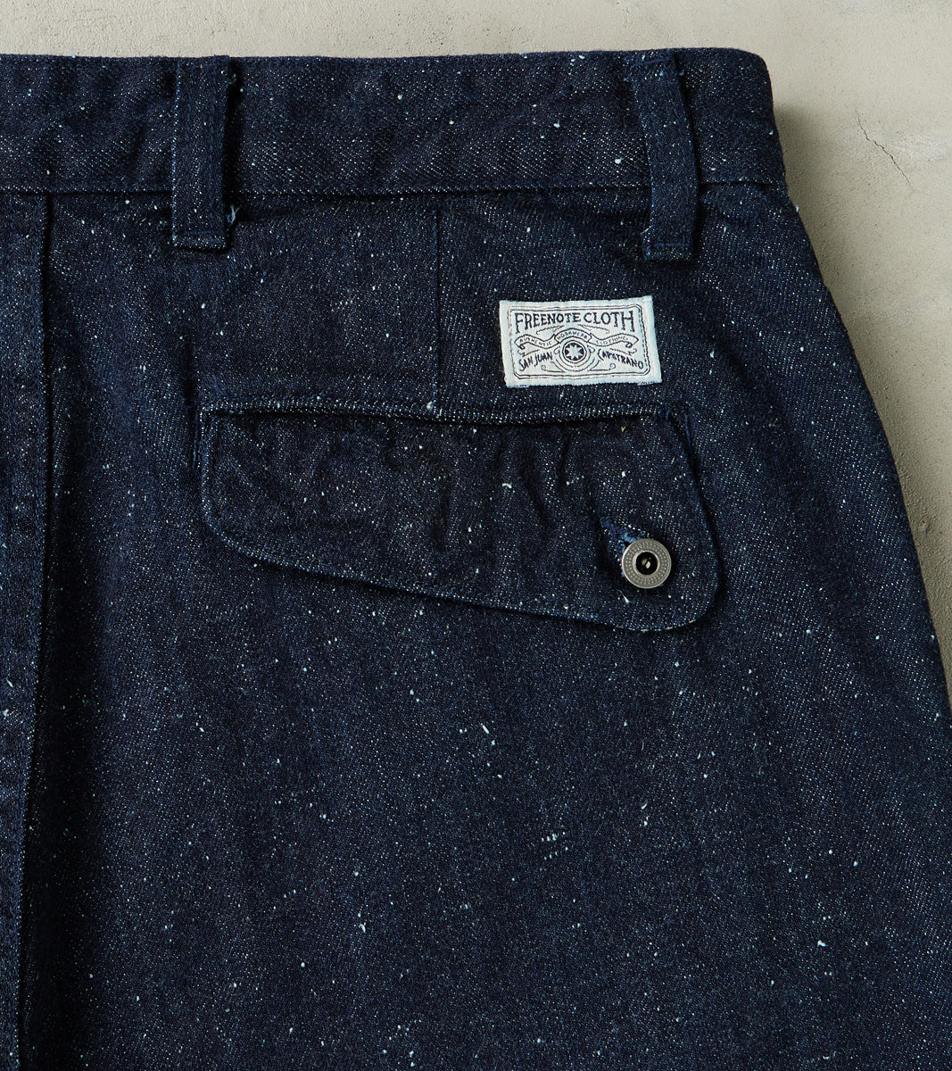 Benton Pant - 11oz Japanese Selvedge Fleck Denim - Indigo