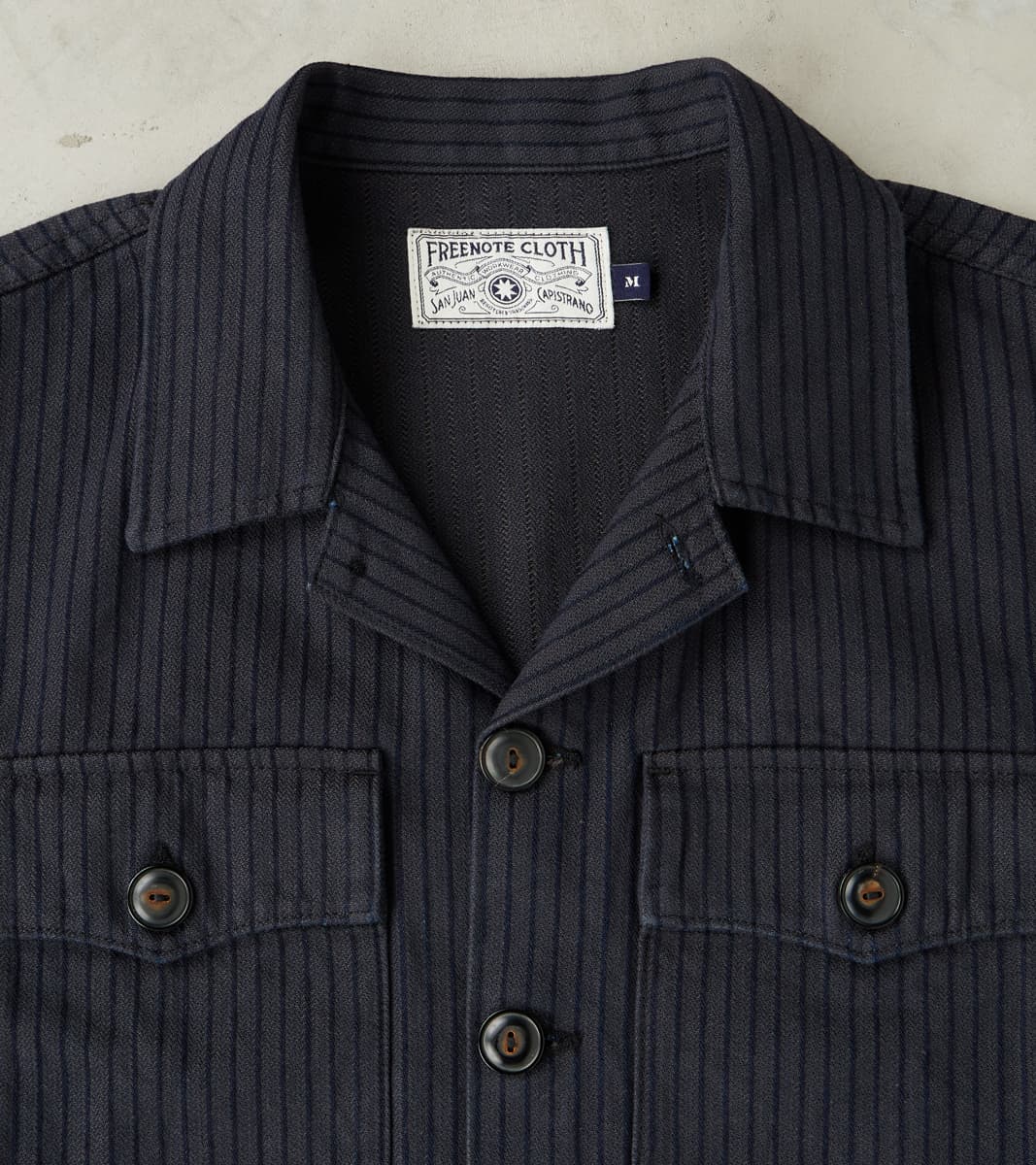 Midway - Japanese Herringbone Dobby - Navy & Indigo