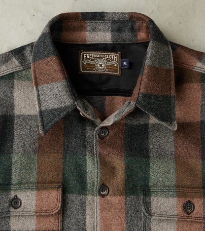 Benson - Fox Brothers® x Division Road Twill Flannel - Forest Hunter Check