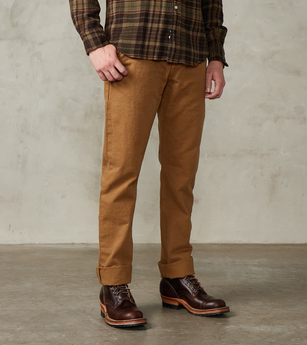 Freenote Cloth Workers Chino - 14oz Japanese Military Slub Canvas - Ta…