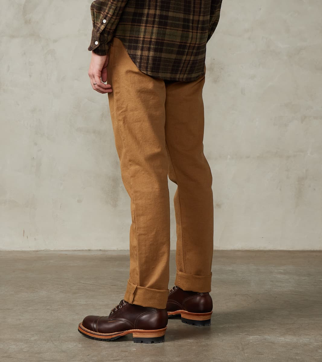 Workers Chino - 14oz Japanese Military Slub Canvas - Tan
