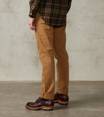 Workers Chino - 14oz Japanese Military Slub Canvas - Tan