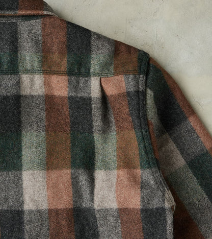 Benson - Fox Brothers® x Division Road Twill Flannel - Forest Hunter Check