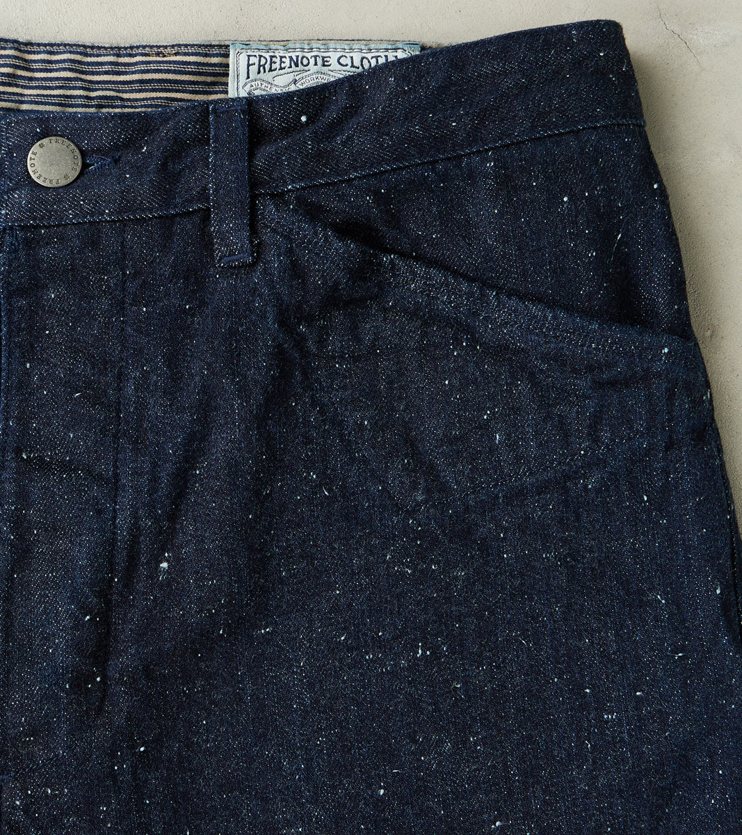 Benton Pant - 11oz Japanese Selvedge Fleck Denim - Indigo