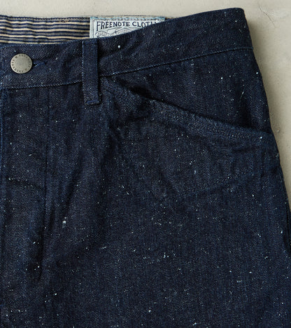 Benton Pant - 11oz Japanese Selvedge Fleck Denim - Indigo