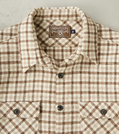 Benson - Lovat® Sonsie Tweed Large Gunclub Check - Undyed Ecru