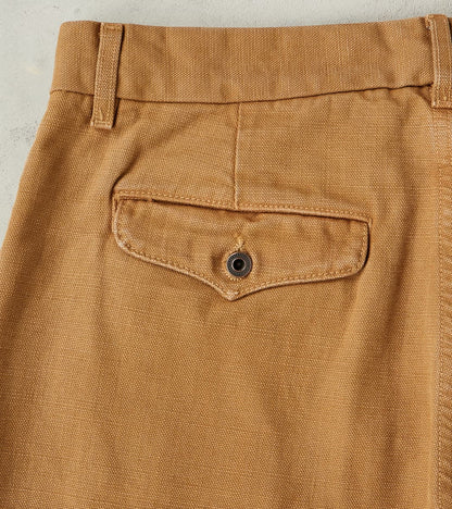 Workers Chino - 14oz Japanese Military Slub Canvas - Tan