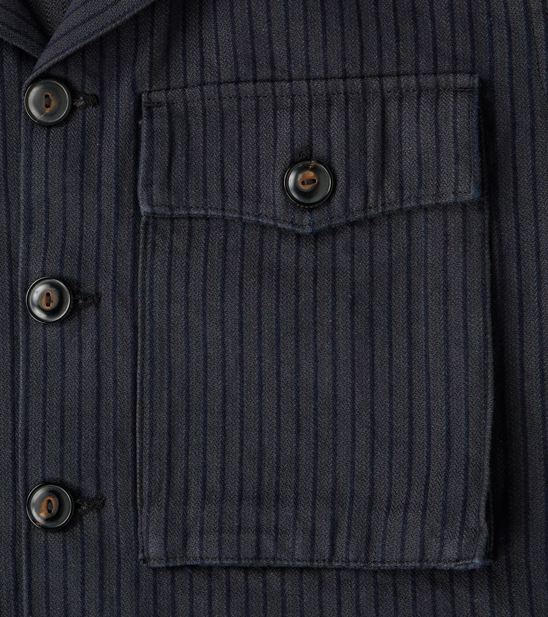 Midway - Japanese Herringbone Dobby - Navy & Indigo