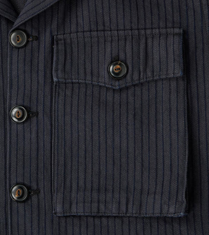Midway - Japanese Herringbone Dobby - Navy & Indigo