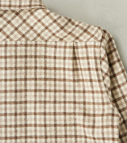 Benson - Lovat® Sonsie Tweed Large Gunclub Check - Undyed Ecru