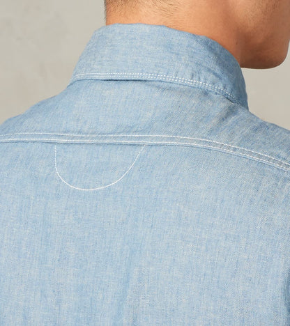 Lambert - Japanese Herringbone Chambray - Indigo