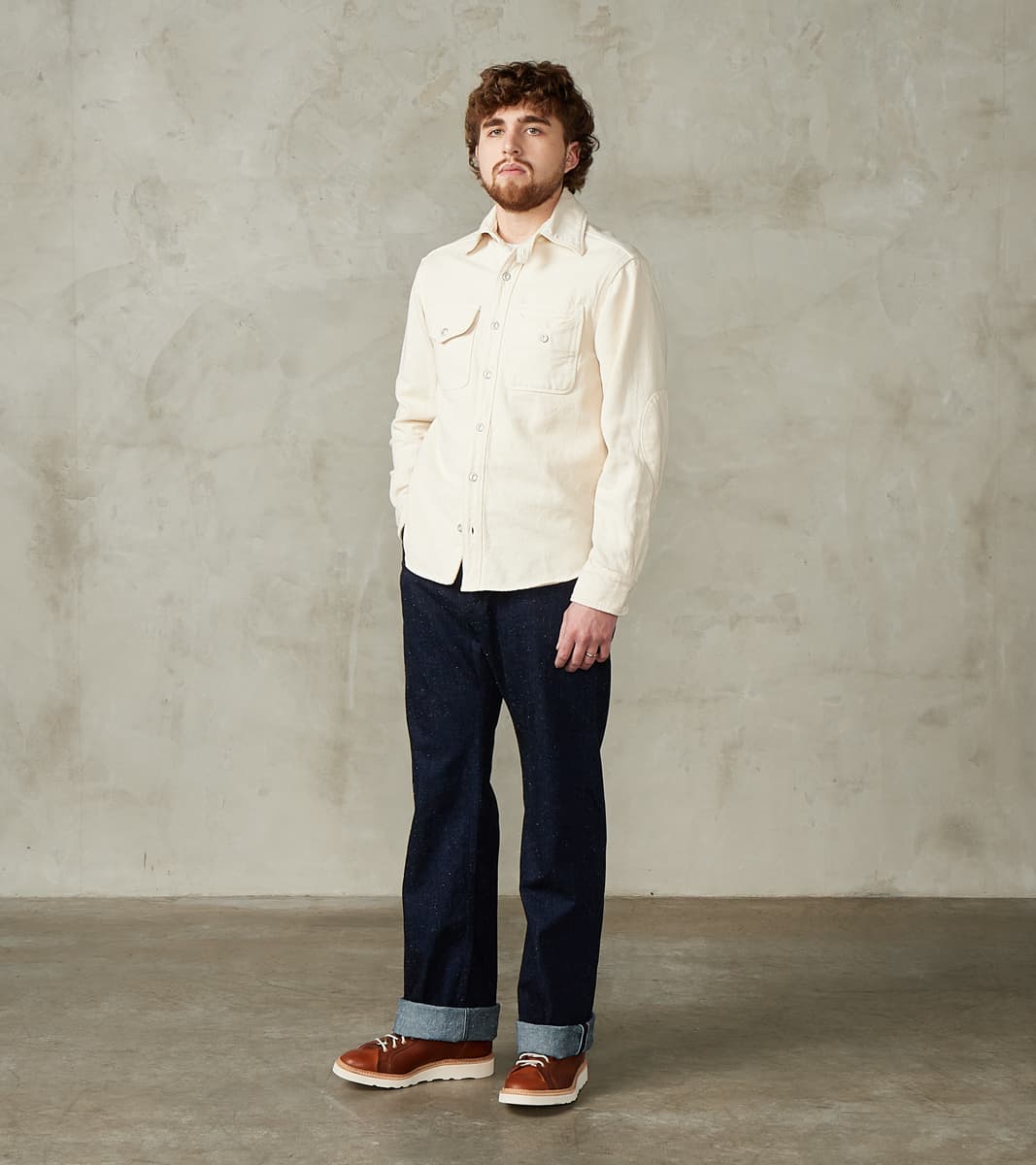 Benton Pant - 11oz Japanese Selvedge Fleck Denim - Indigo