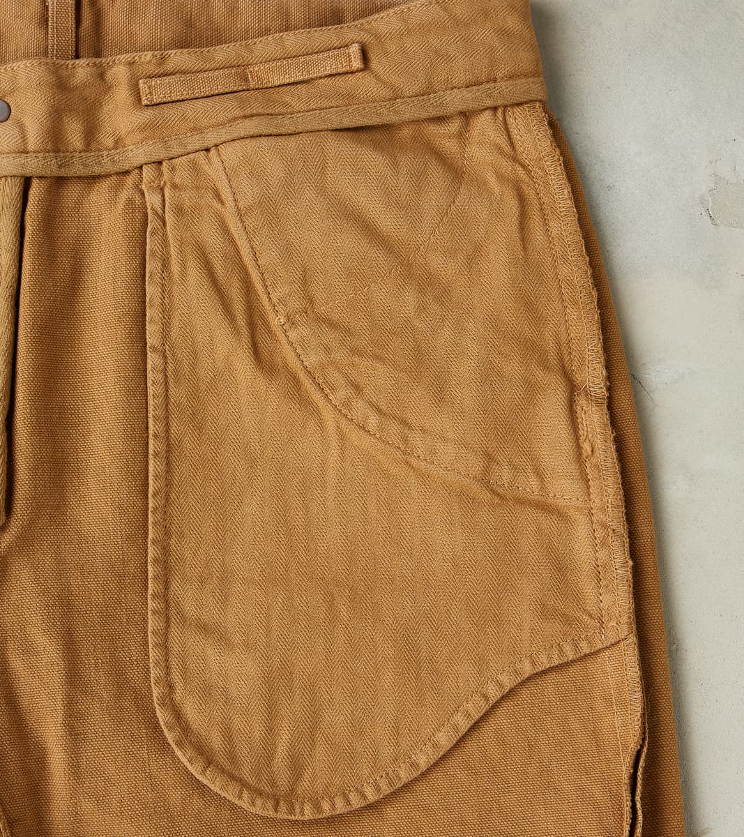 Workers Chino - 14oz Japanese Military Slub Canvas - Tan