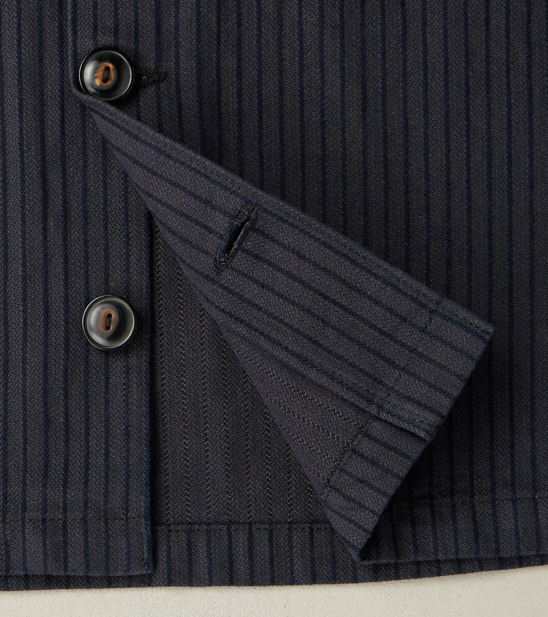 Midway - Japanese Herringbone Dobby - Navy & Indigo
