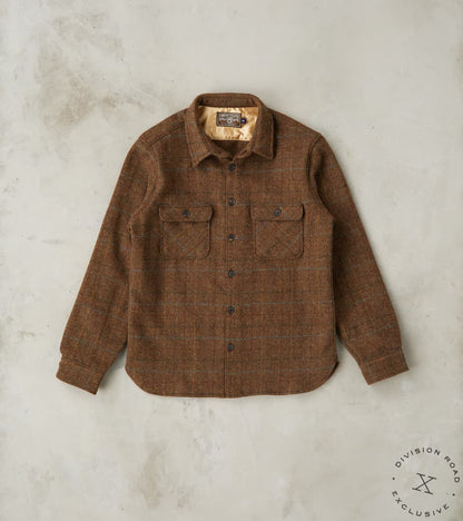 Freenote Cloth x Division Road Benson - Abraham Moon® Shetland Estate Tweed - Oli…
