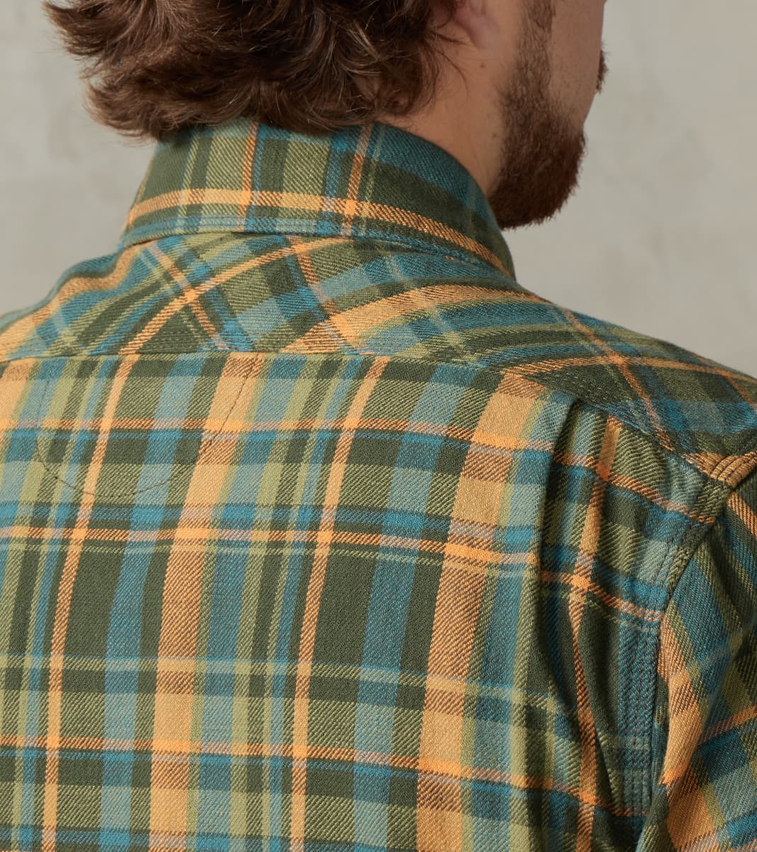 Wells - Japanese Flannel - Evergreen Plaid