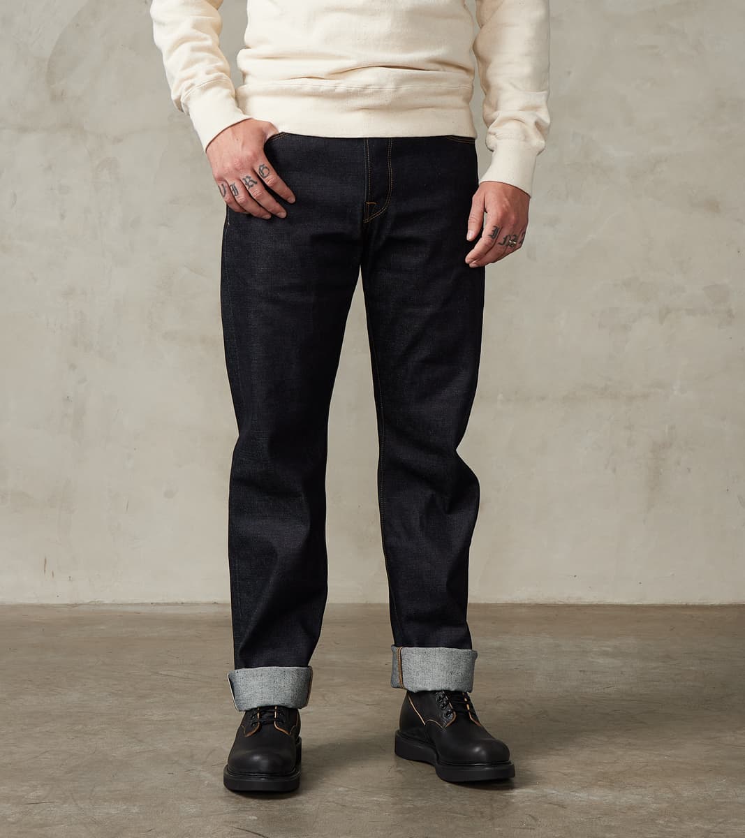 Freenote Cloth Belford - Straight - 14.5oz Indigo Kaihara