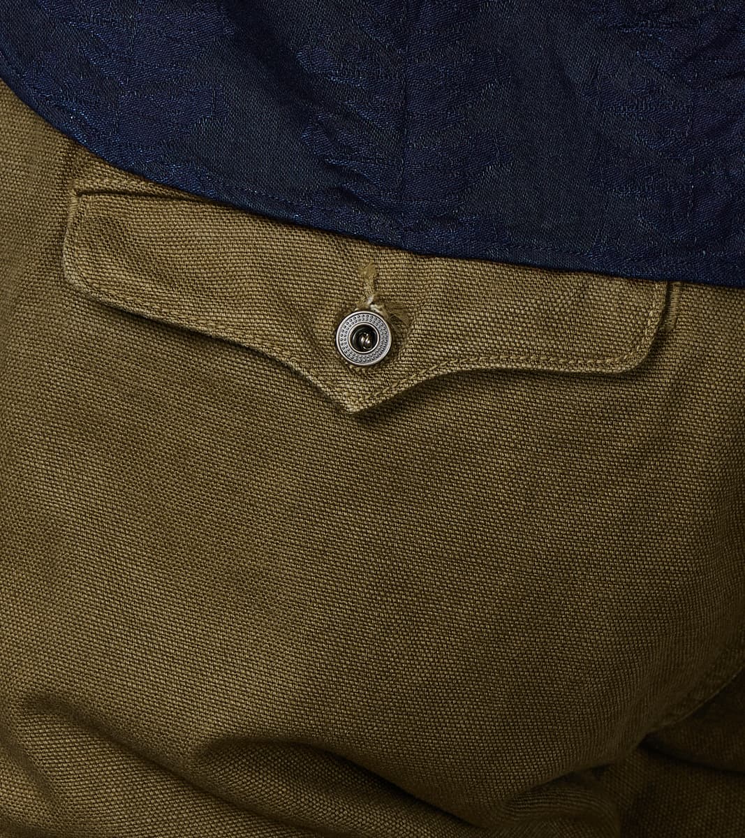 Workers Chino - 14oz Japanese Military Slub Canvas - Army Green