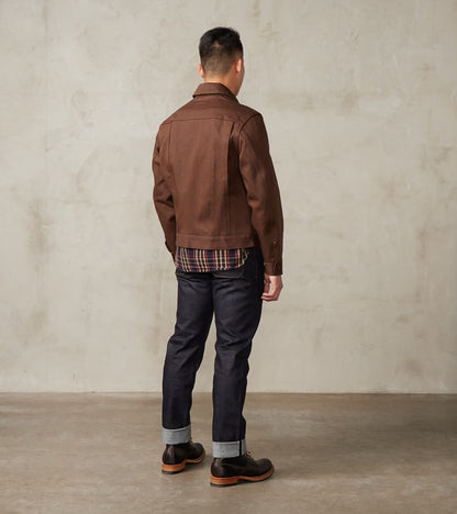 Faro Jacket - 15oz Japanese Denim - Brown