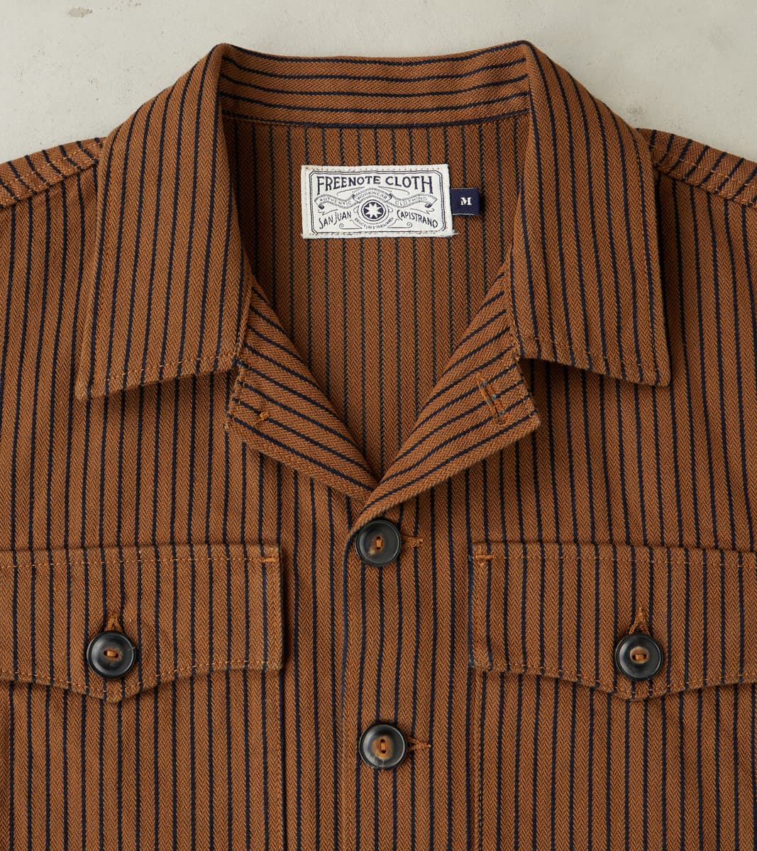 Freenote Cloth x DR Midway - Japanese Herringbone Dobby - Brown