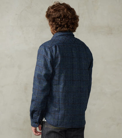 Benson - Abraham Moon® Shetland Estate Tweed - Navy Check