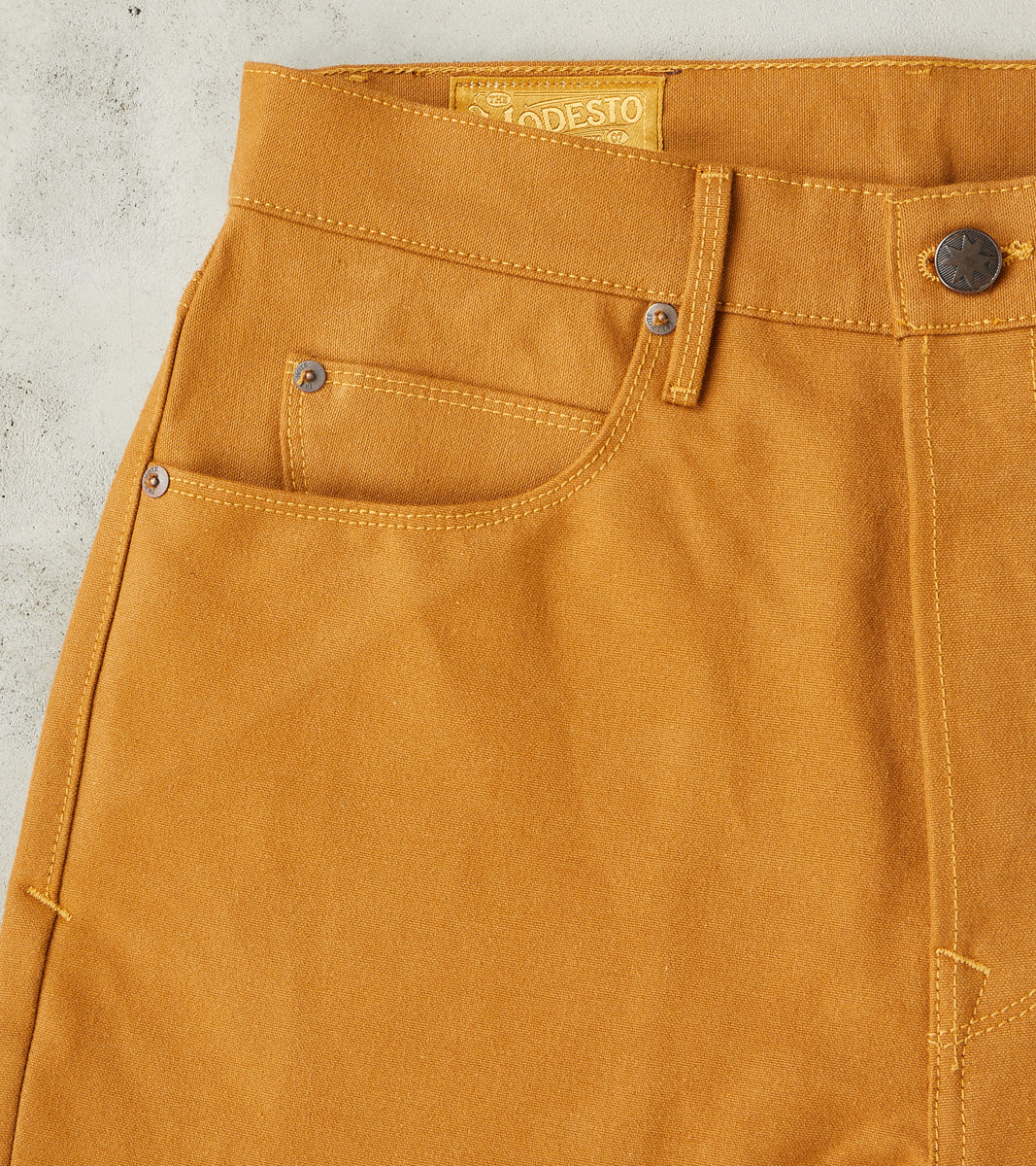 Modesto - Vintage Straight - 15oz Selvedge Bronze Duck Canvas