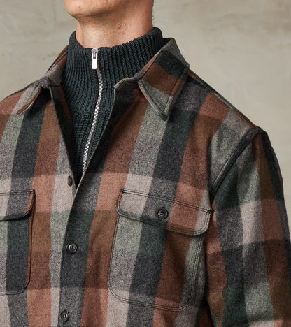 Benson - Fox Brothers® x Division Road Twill Flannel - Forest Hunter Check