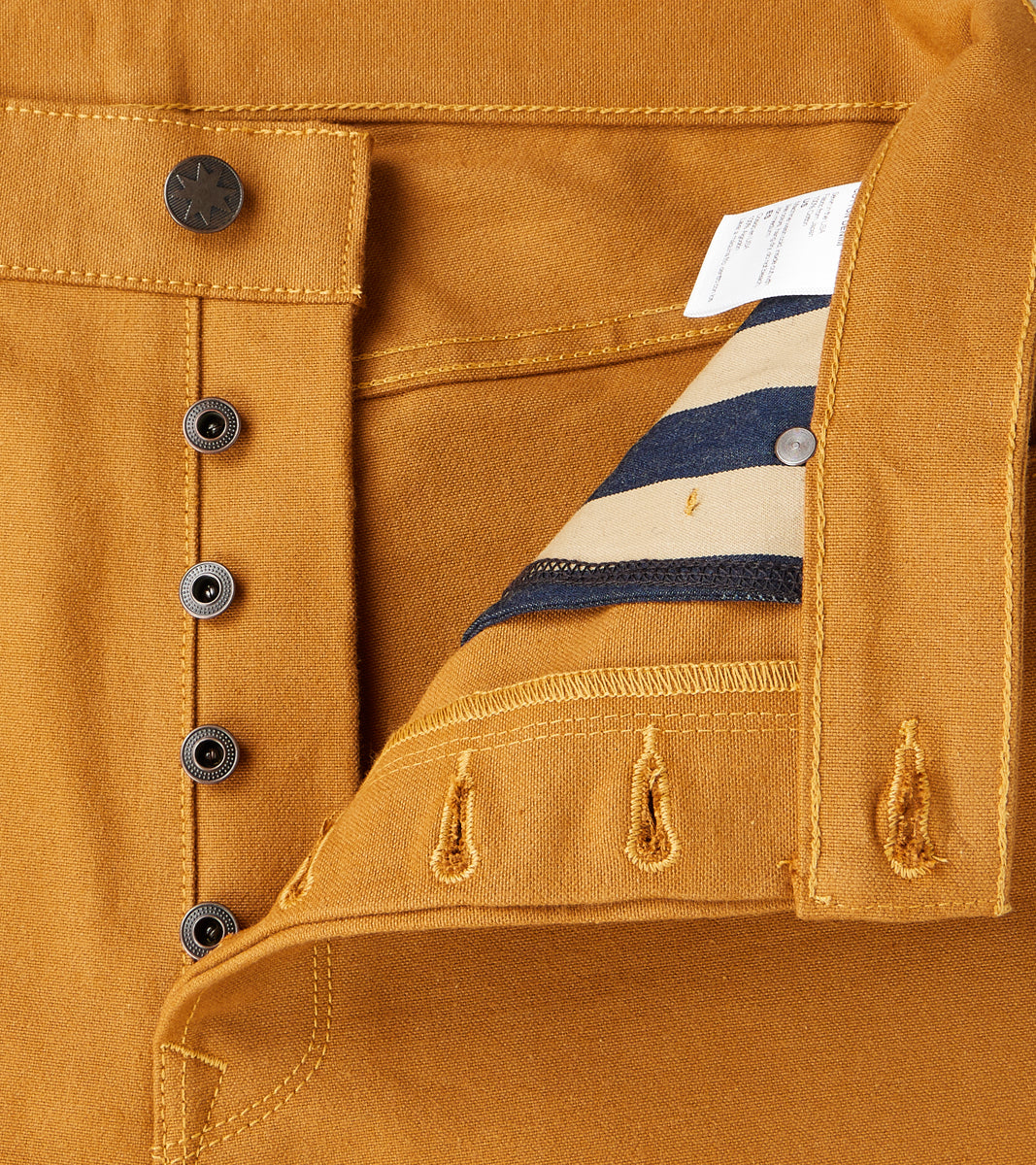 Modesto - Vintage Straight - 15oz Selvedge Bronze Duck Canvas