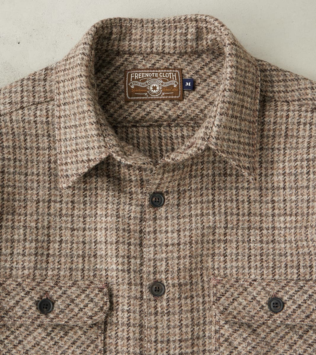 Benson - Lovat® Sonsie Tweed Mini Houndstooth Check - Undyed Charcoal