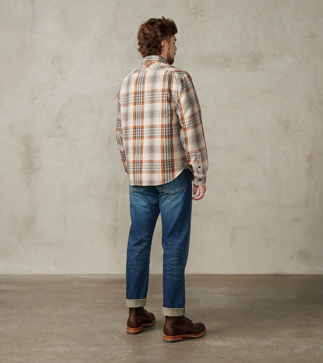 Freenote Cloth Wells - Japanese Flannel - Golden Pheasant