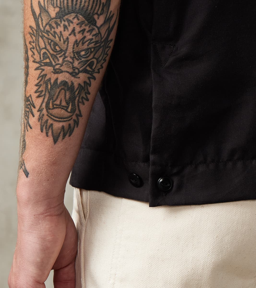 freedomTシャツ Freenote Cloth Jove - Japanese Cotton Tencel Twill - Black