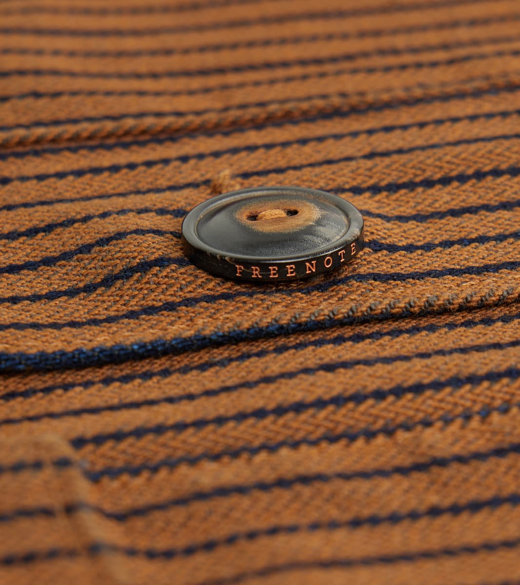 Midway - Japanese Herringbone Dobby - Brown & Indigo