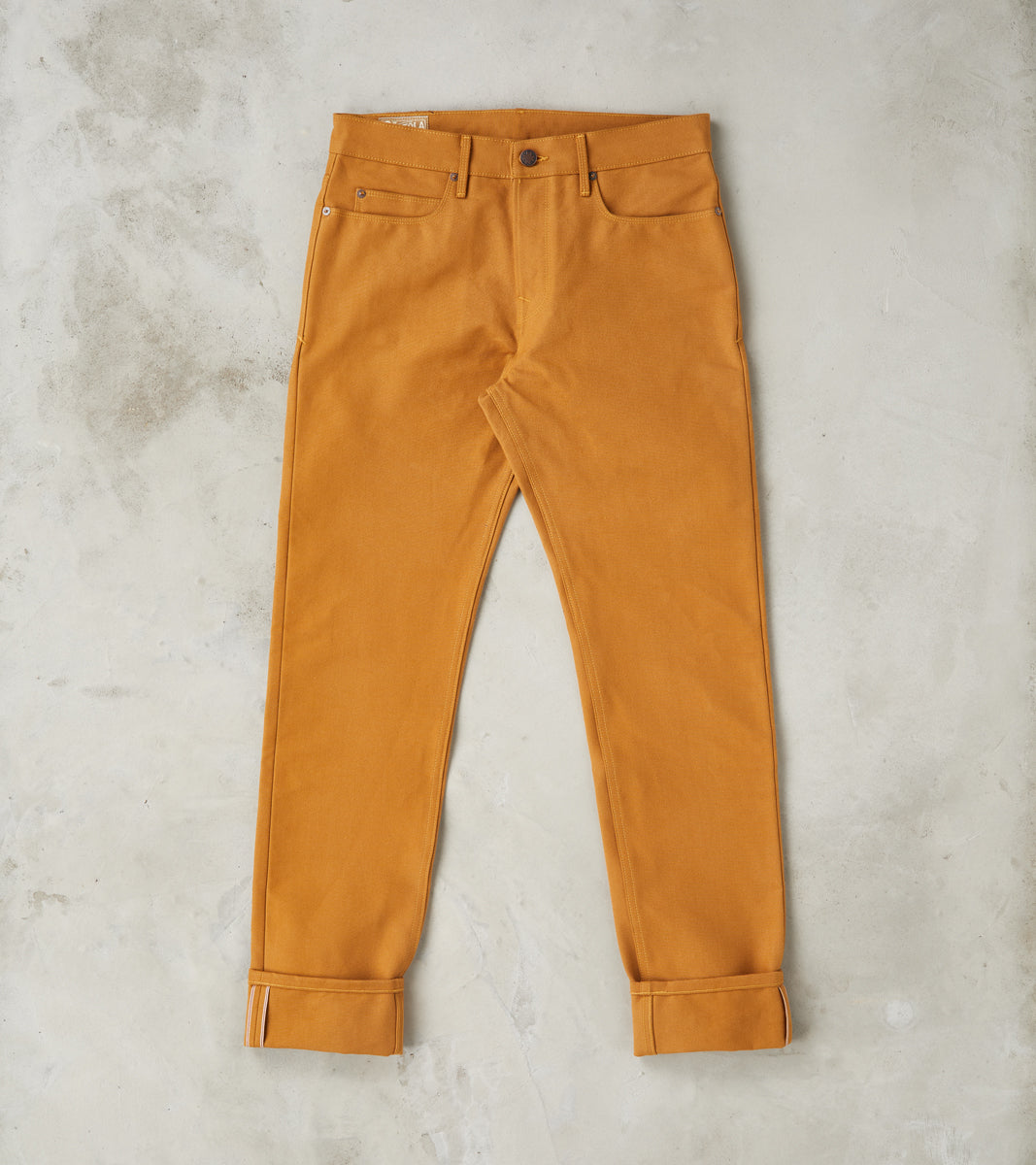 Freenote Cloth Portola - Classic Tapered - 15oz Selvedge Bronze Duck C…