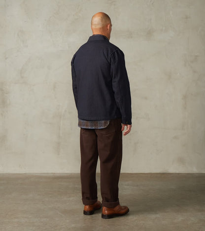 Midway - Japanese Herringbone Dobby - Navy & Indigo