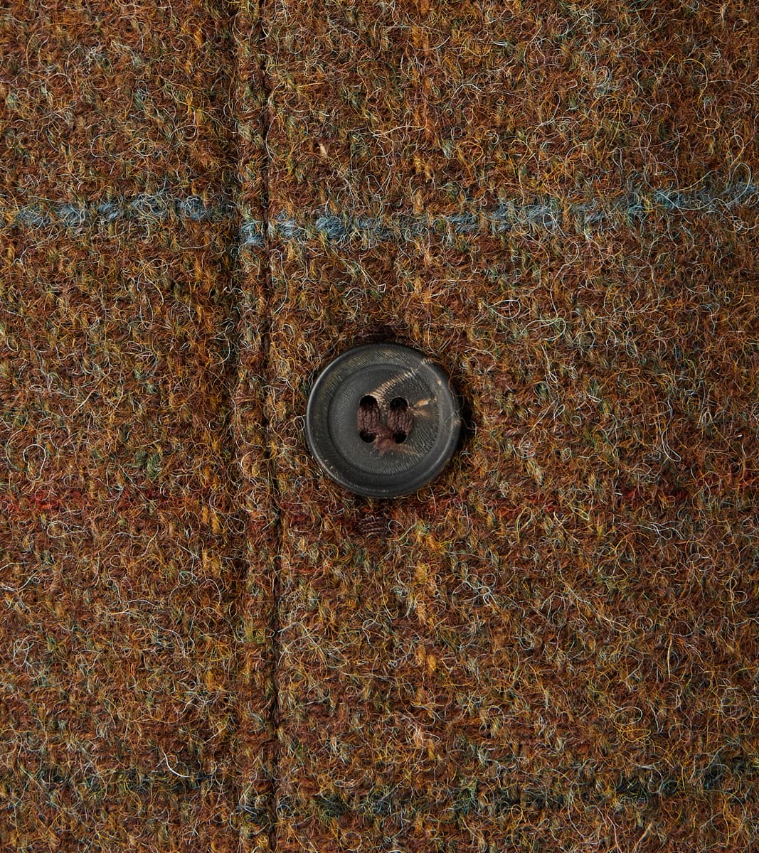 Benson - Abraham Moon® Shetland Estate Tweed - Olive Check