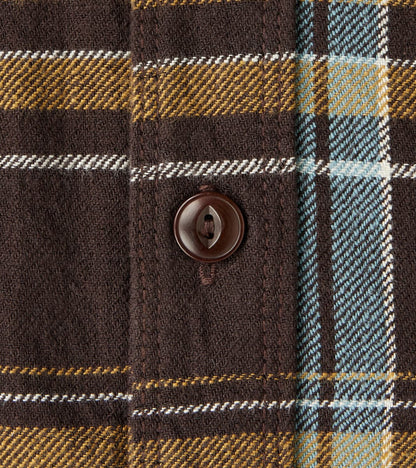 Wells - Japanese Flannel - Bark Plaid