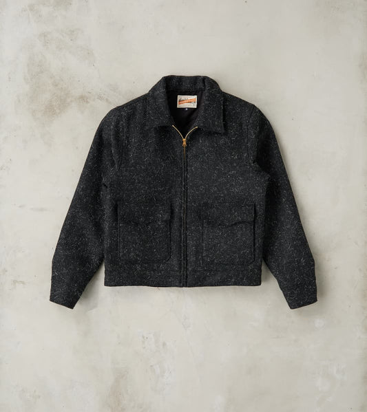 Freenote Cloth Alcorn Jacket - Japanese Kemp Wool - Black