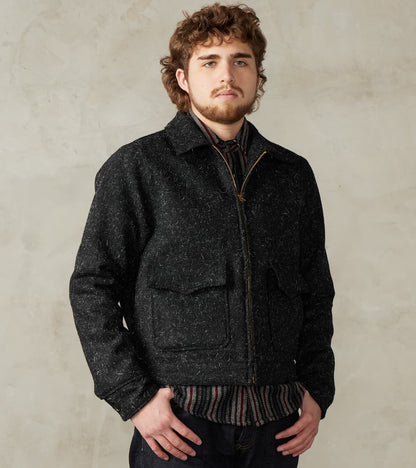 Freenote Cloth Alcorn Jacket - Japanese Kemp Wool - Black