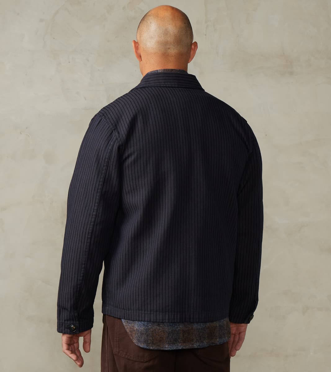 Midway - Japanese Herringbone Dobby - Navy & Indigo