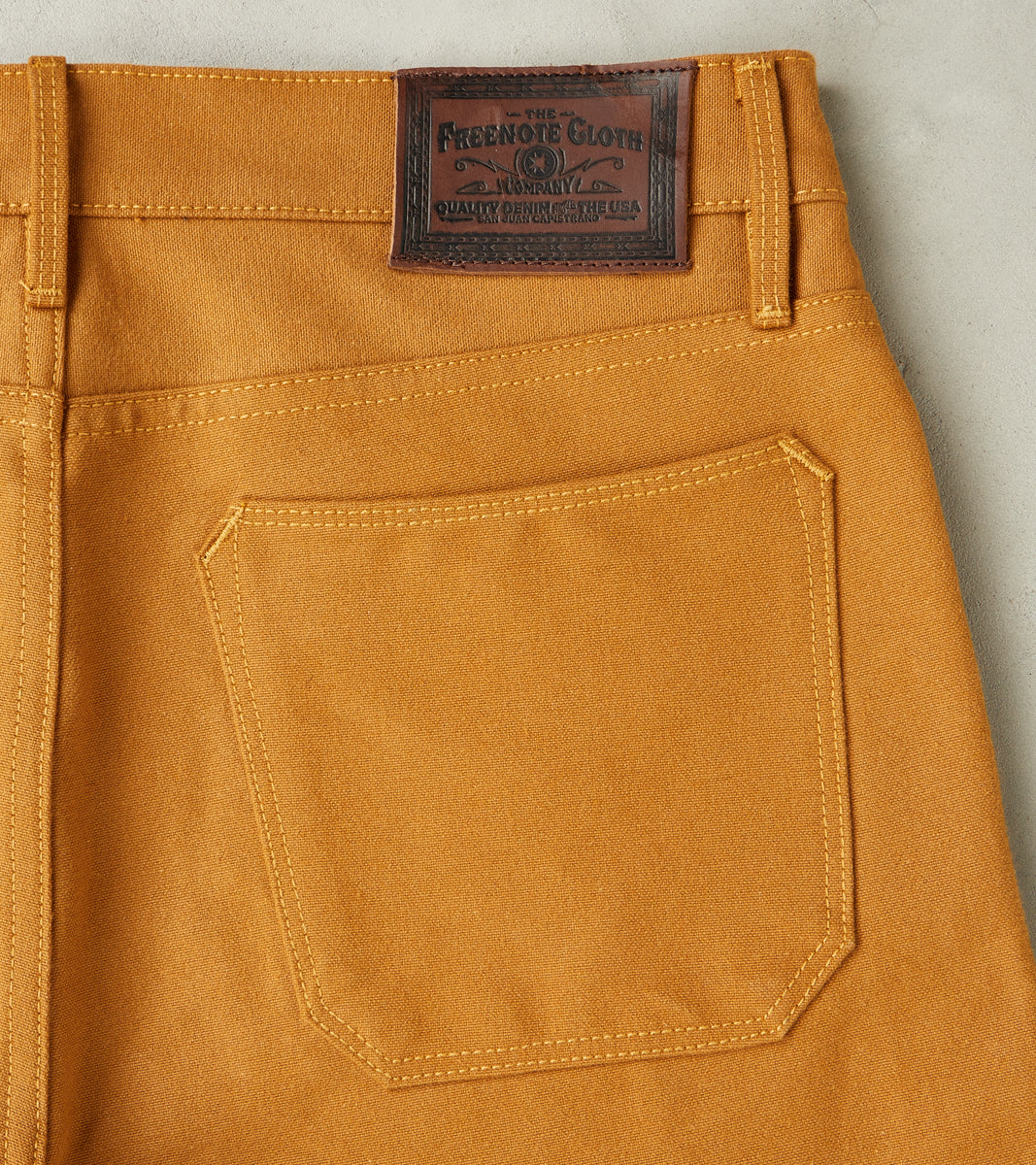 Portola - Classic Tapered - 15oz Selvedge Bronze Duck Canvas