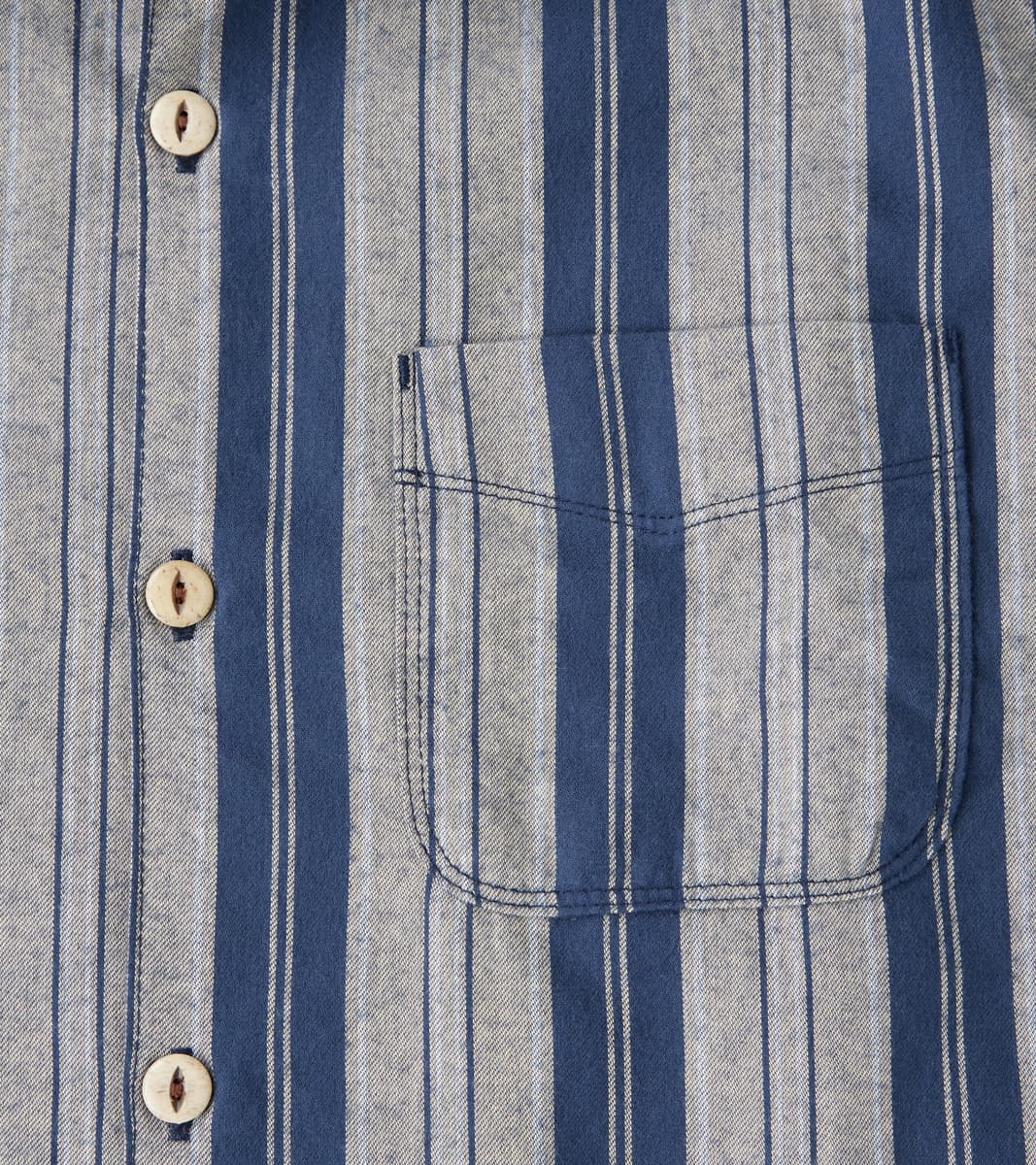 Hawaiian - Japanese Twill - Mariner Stripe