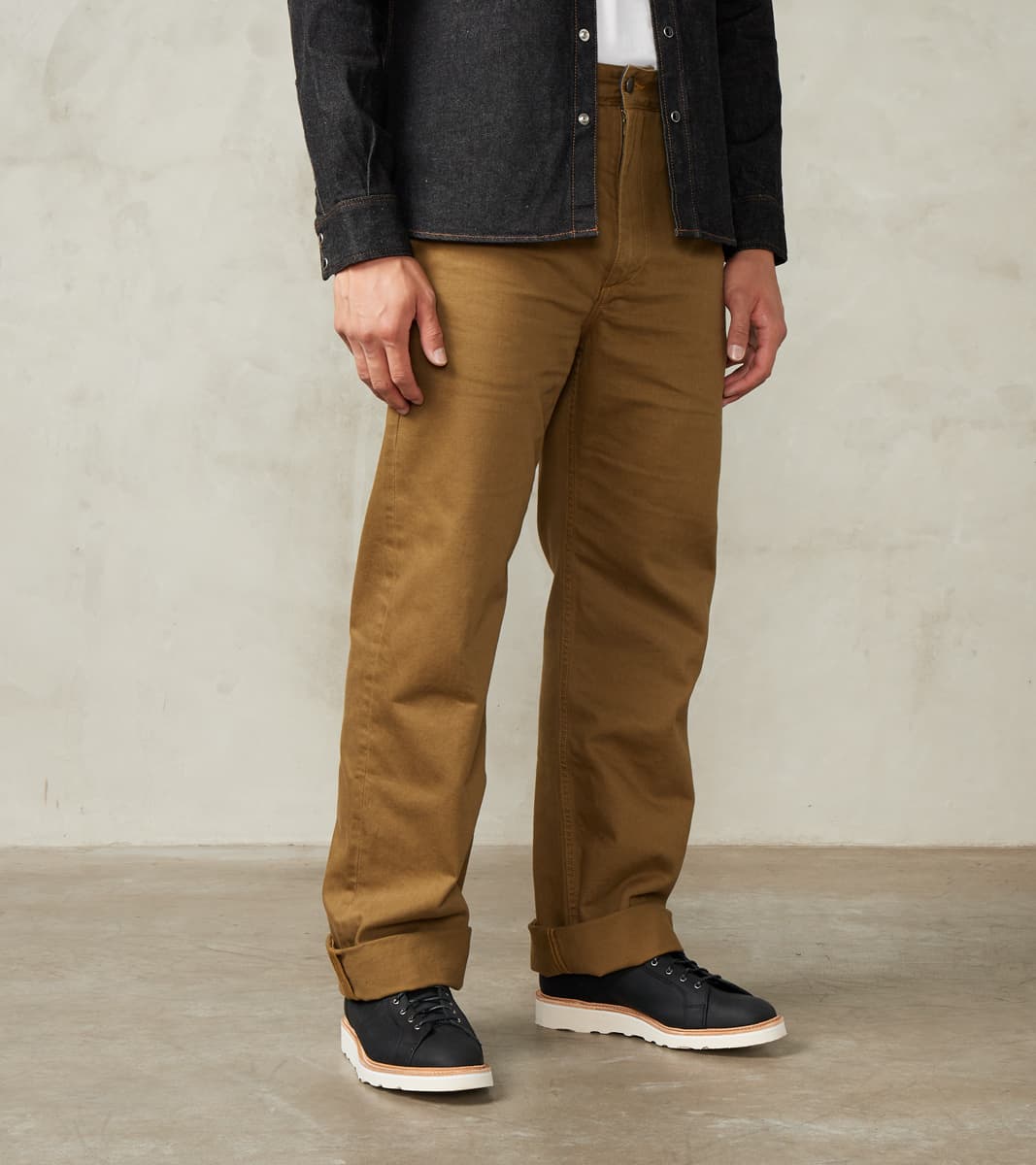 Freenote Cloth Shifter Pant - 14oz Japanese Twill - Khaki