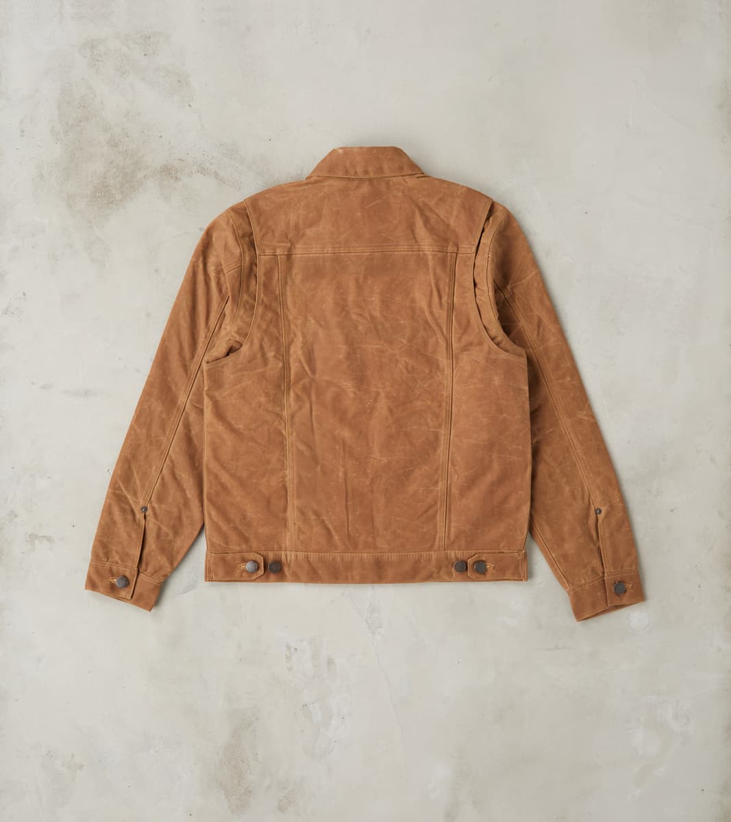 Riders Jacket - 10oz Martexin Waxed Army Duck - Rust