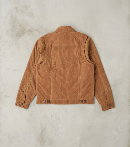 Riders Jacket - 10oz Martexin Waxed Army Duck - Rust