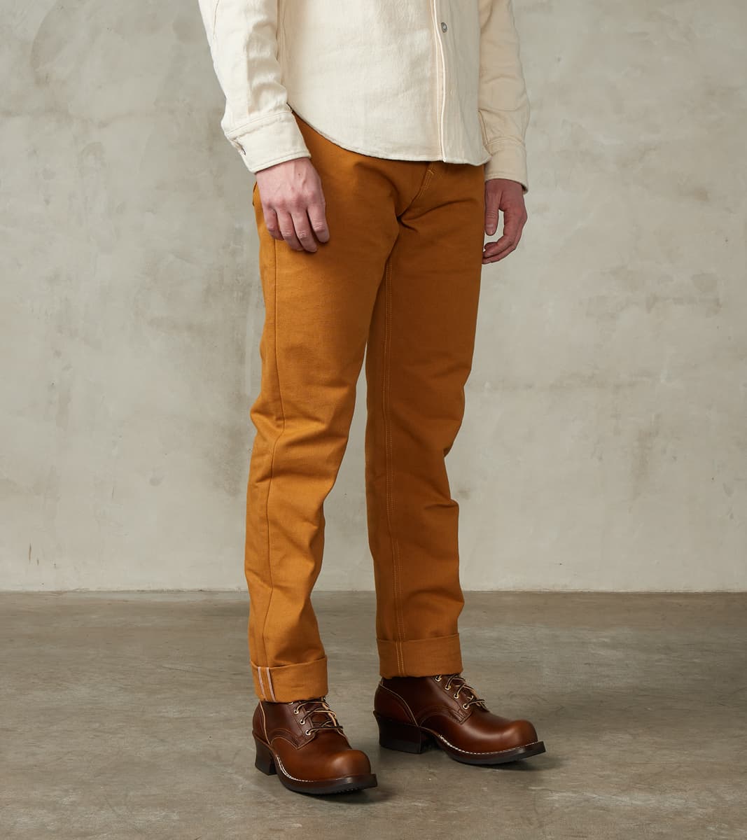 Freenote Cloth Portola - Classic Tapered - 15oz Selvedge Bronze Duck C…