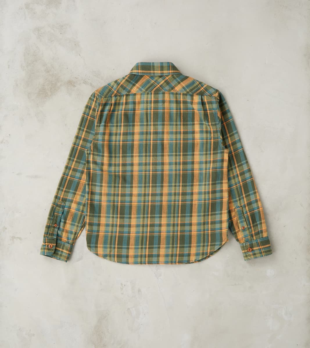 Freenote Cloth Wells - Japanese Flannel - Evergreen Plaid