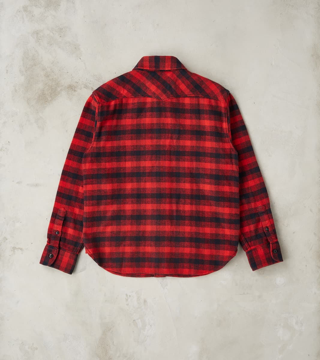 Freenote Cloth Scout - Japanese Flannel - Furnace Red Plaid